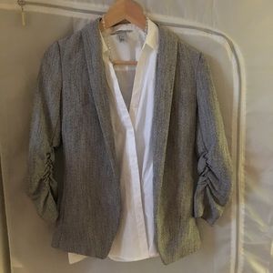 H&M grey blazer size 2